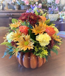 C & J FLORIST FALL PUMPKIN 