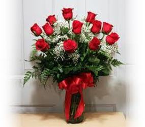 Classic Long Stem Red Roses 