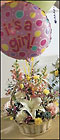 FTD Baby Girl Bouquet with Balloons